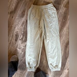 Calvin Klein Sage Green Elastic-Waist Jogger Pants